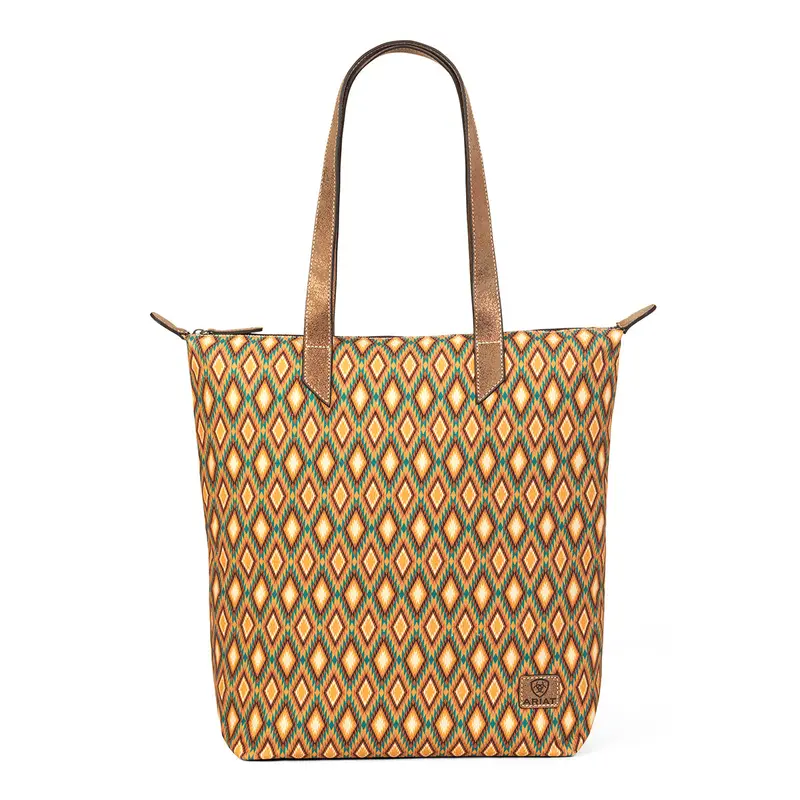 Ariat Southwest Diamond Print Tote 1