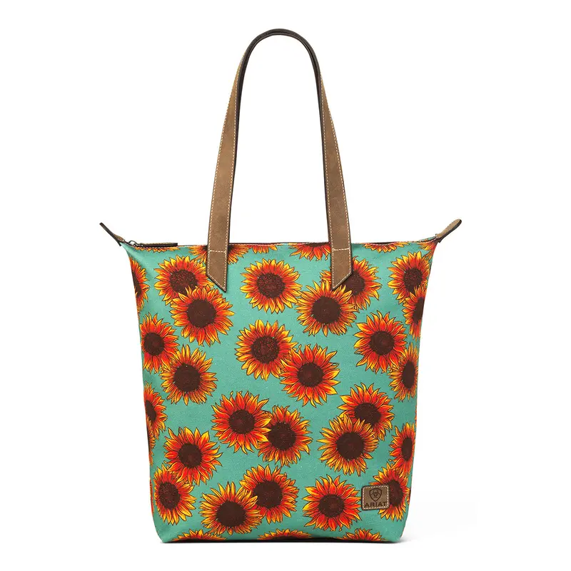 Ariat Sunflower Print Tote 1