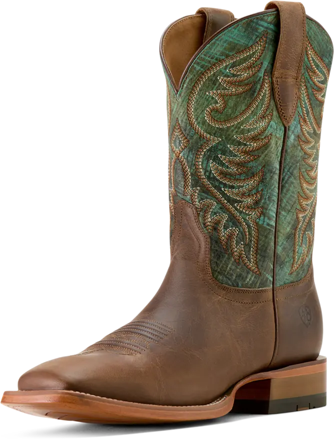 Ariat Totally Tan Wiley Wide Square Toe Boot 1