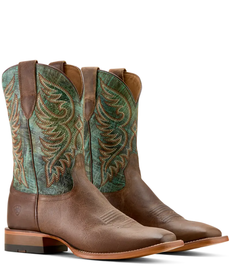 Ariat Totally Tan Wiley Wide Square Toe Boot 3