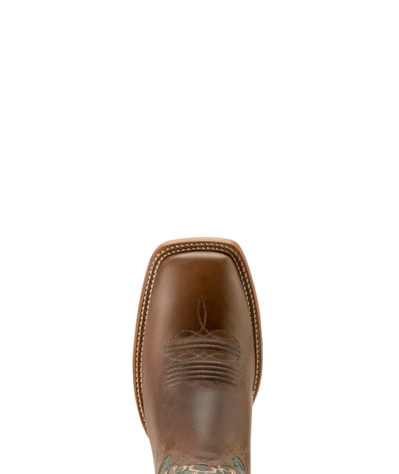 Ariat Totally Tan Wiley Wide Square Toe Boot 5
