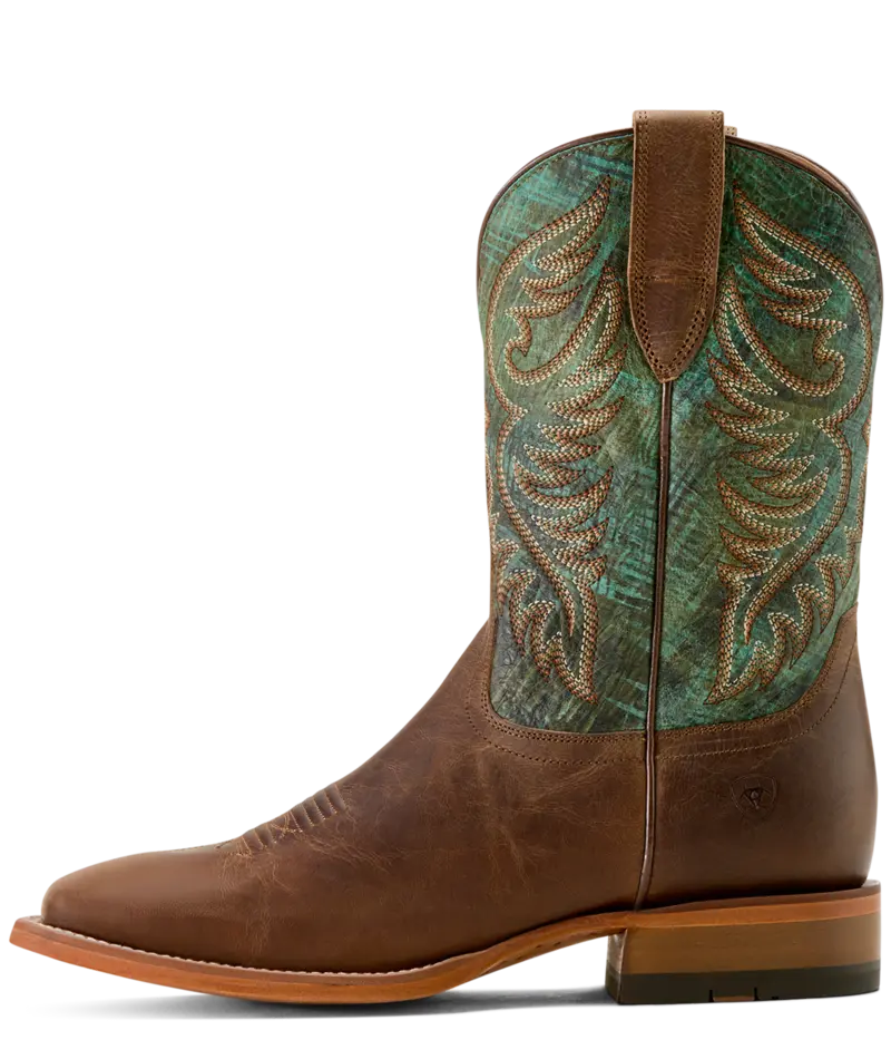 Ariat Totally Tan Wiley Wide Square Toe Boot 7