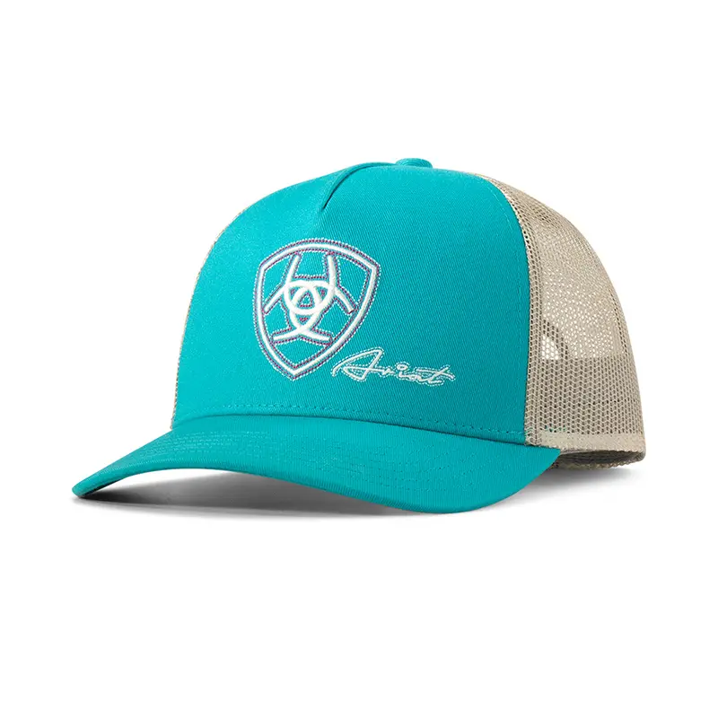 Ariat Turquoise Logo Ball Cap 1