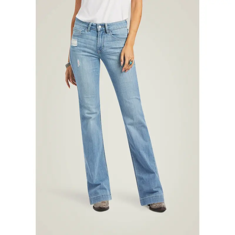 Ariat Women's Aisha Slim Wide Leg Trouser Jean 1
