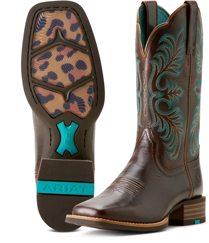 Ariat Women's Arizona Brown Gillette Western Boot 1