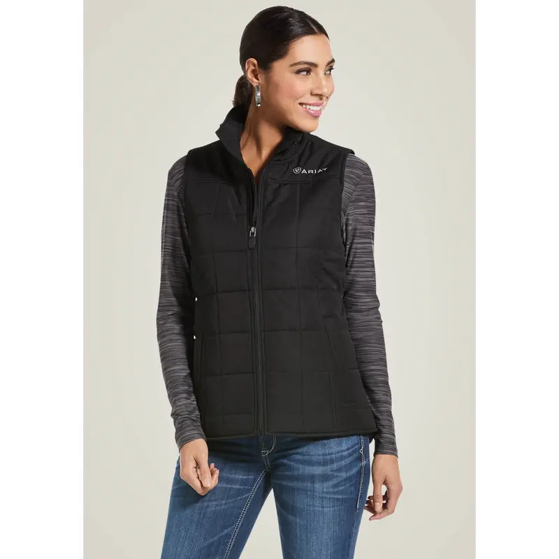 Ariat Women's Black Crius Insulated Vest 1