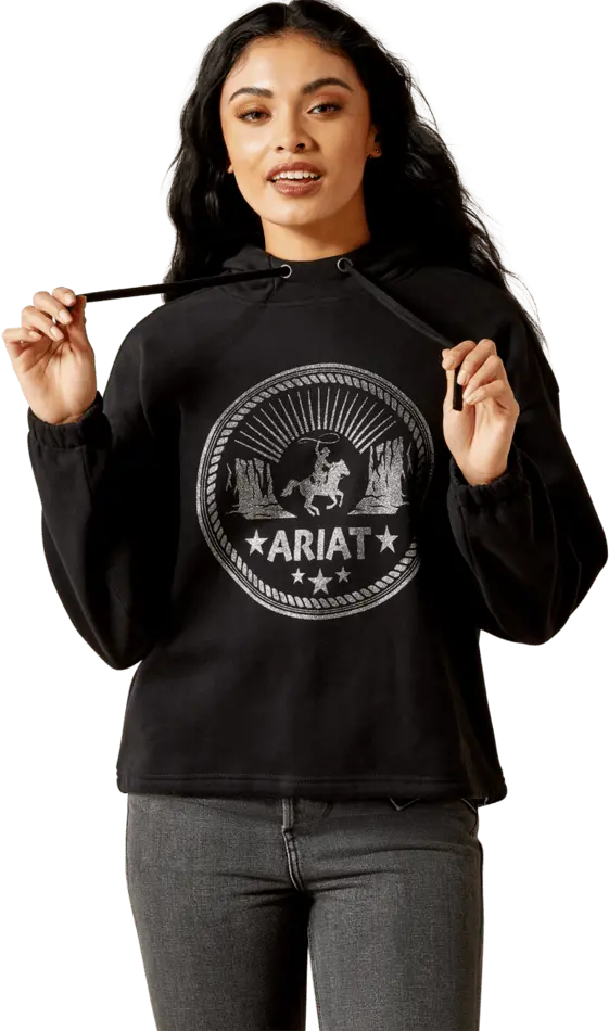 Ariat Women's Black Essential Hoodie 1