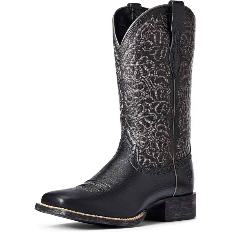 Ariat Women's Black Round Up Remuda Western Boot 1