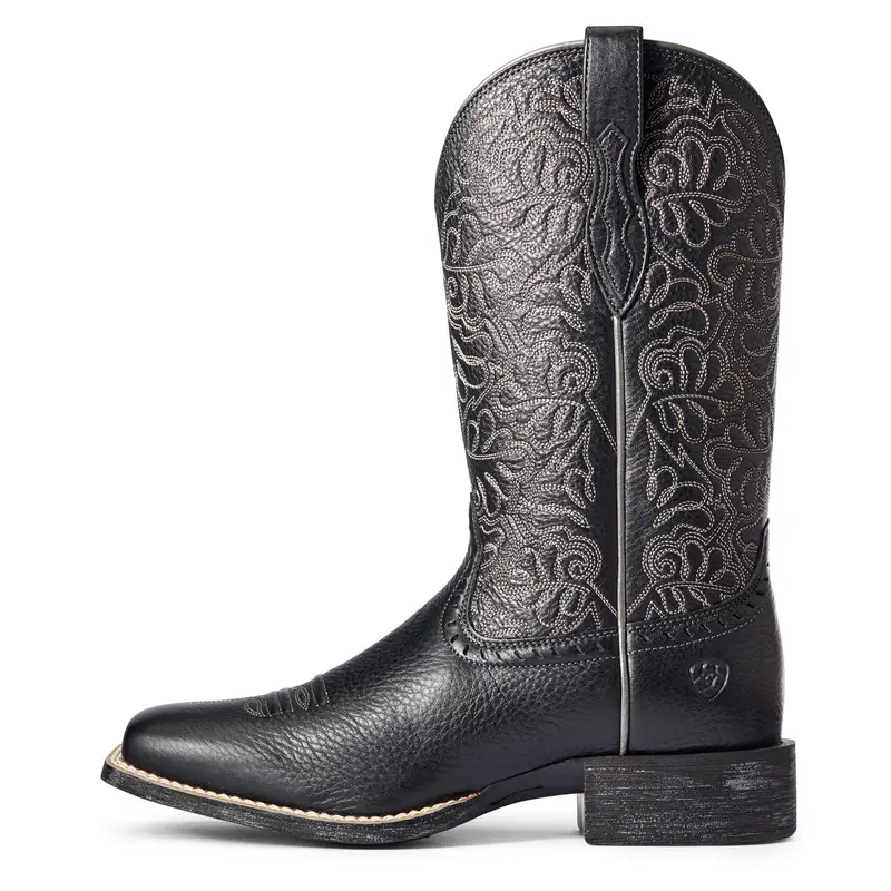 Ariat Women's Black Round Up Remuda Western Boot 3
