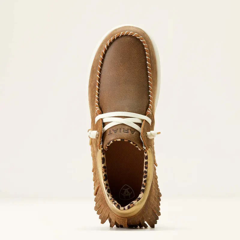 Ariat Women's Brown Bomber Fringed Hilo 7