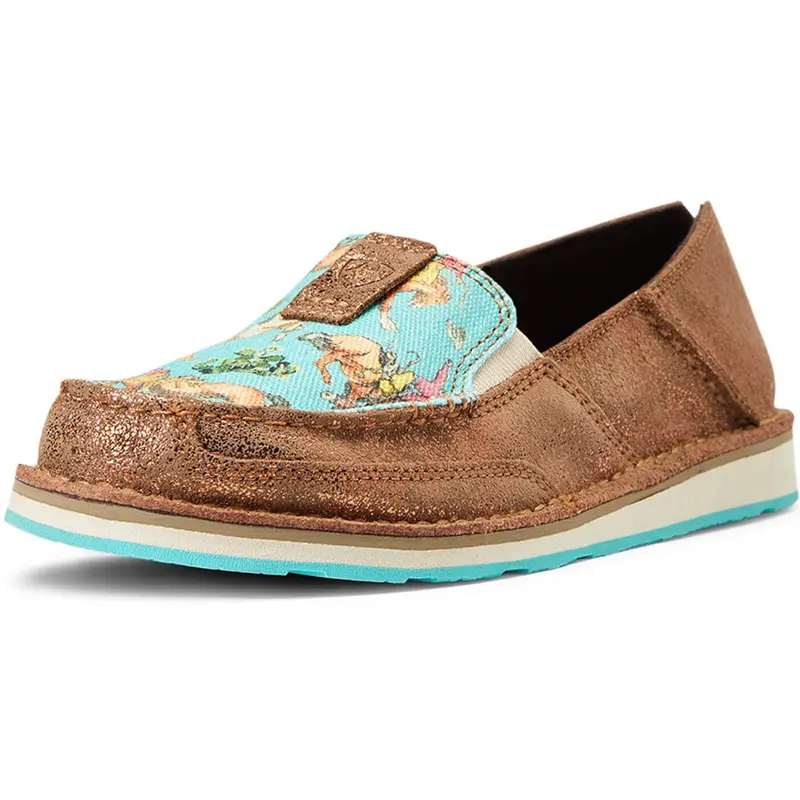 Ariat Women's Bucking Turquoise Cruiser 1
