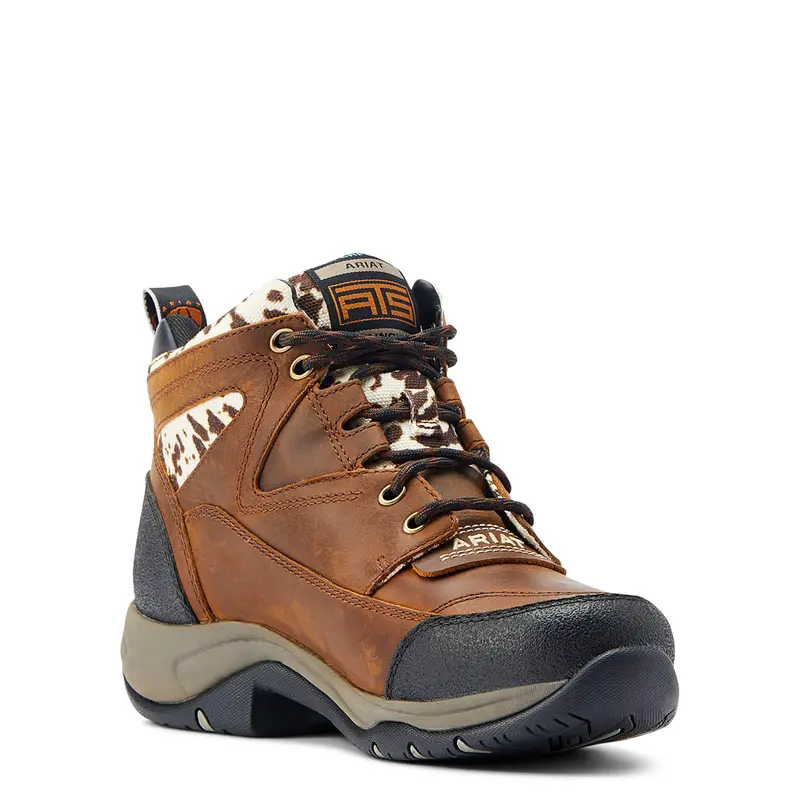 Ariat Women's Cow Print Terrain Waterproof Boot 3