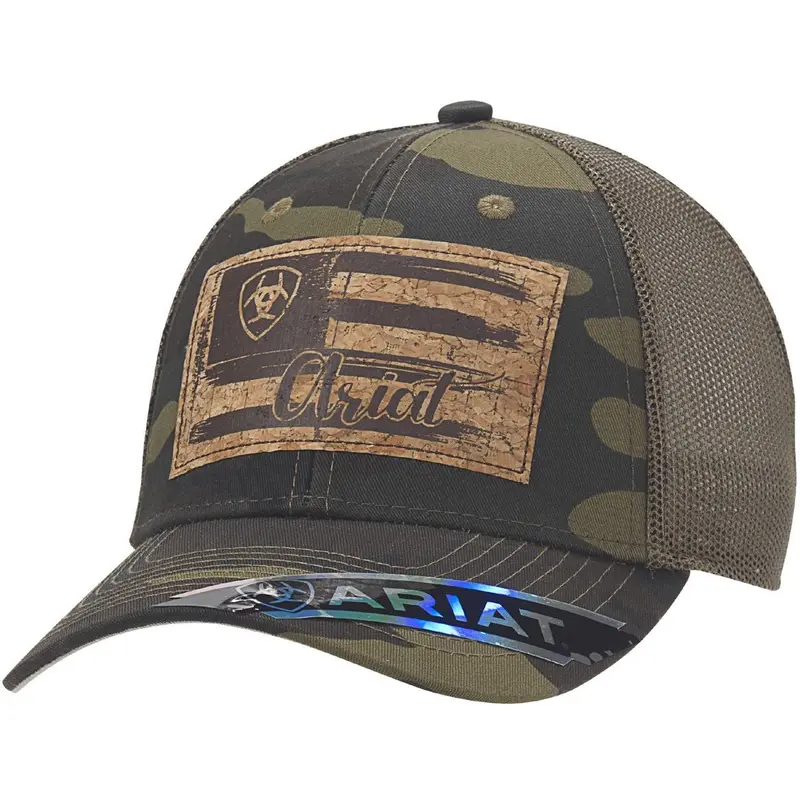Ariat Women's Flag Cork Ball Cap 1