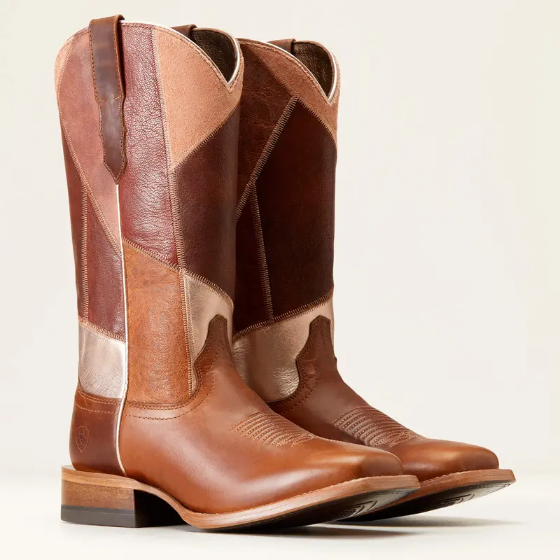 Ariat Women's Frontier Patchwork Western Boot 4