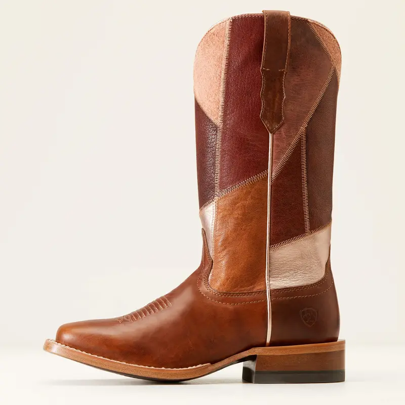 Ariat Women's Frontier Patchwork Western Boot 5