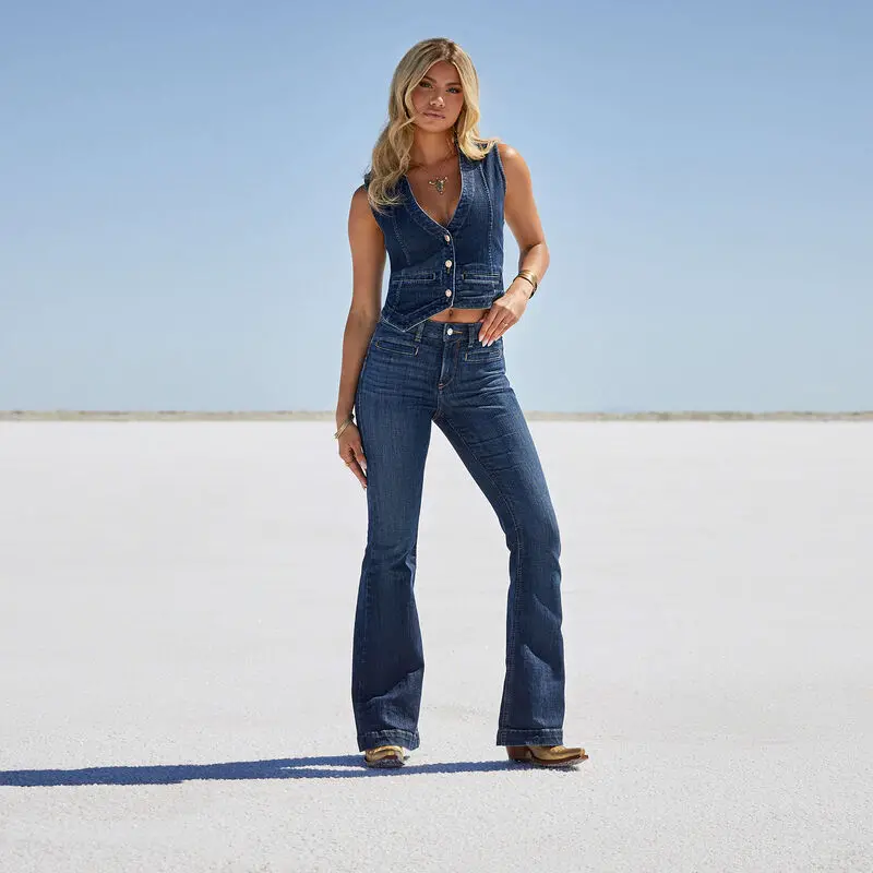 Ariat Women's High Rise Alex Flare Jeans 1