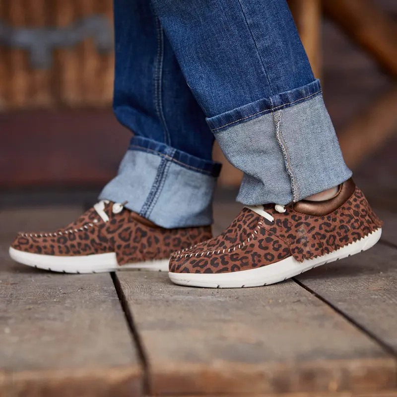 Ariat Women's Leopard Fringed Hilo 1