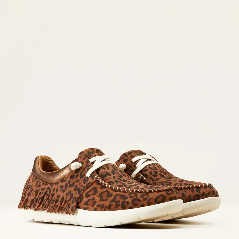 Ariat Women's Leopard Fringed Hilo 2