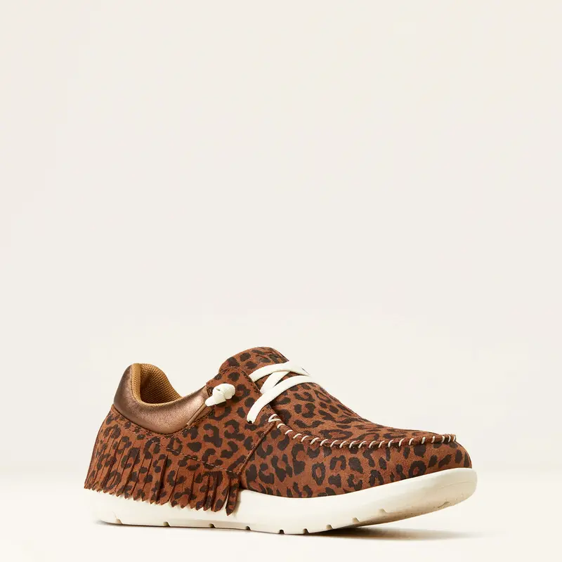 Ariat Women's Leopard Fringed Hilo 3