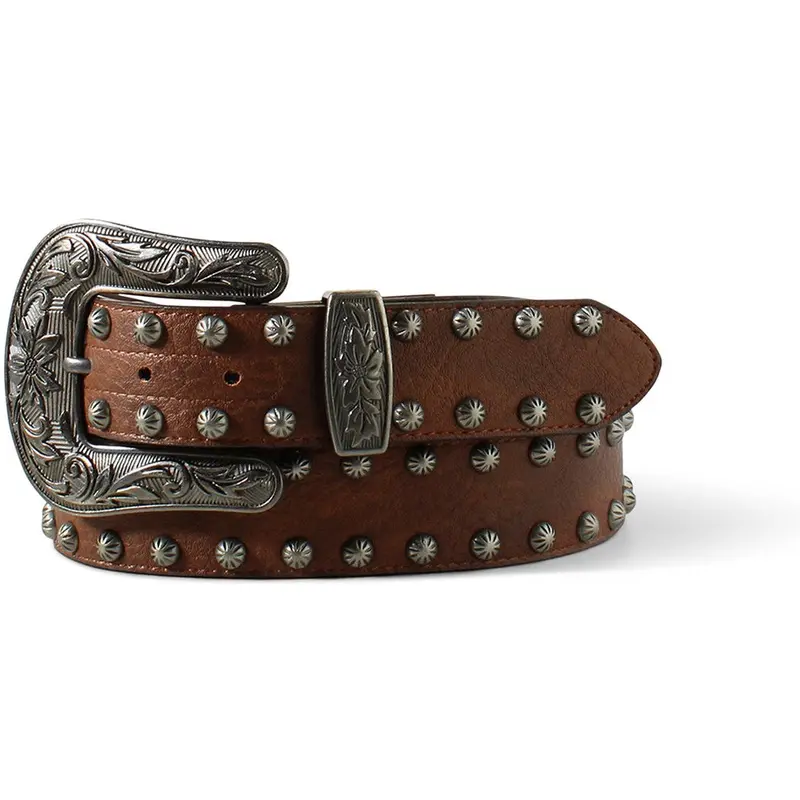 Ariat Women's Marbled Brown Leather Belt 1