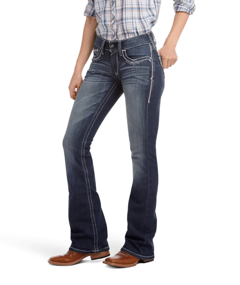 Ariat Women's Marine Real Entwined Bootcut Jean 2