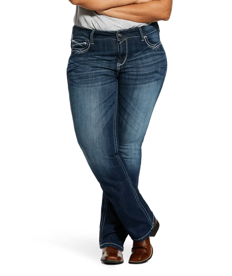 Ariat Women's Marine Real Entwined Bootcut Jean 6