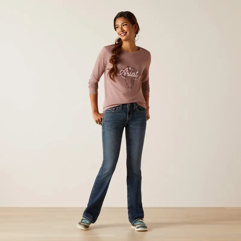 Ariat Women's Mauve Fawna Tee 2