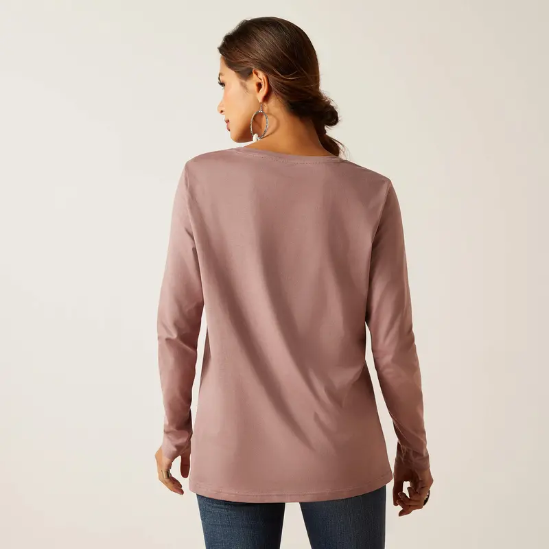 Ariat Women's Mauve Fawna Tee 4