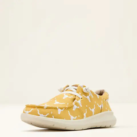Ariat Women's Mustard Steerhead Doodle Hilo Shoe 1