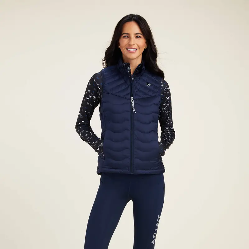 Ariat Women's Navy Eclipse Ideal Down Vest 1