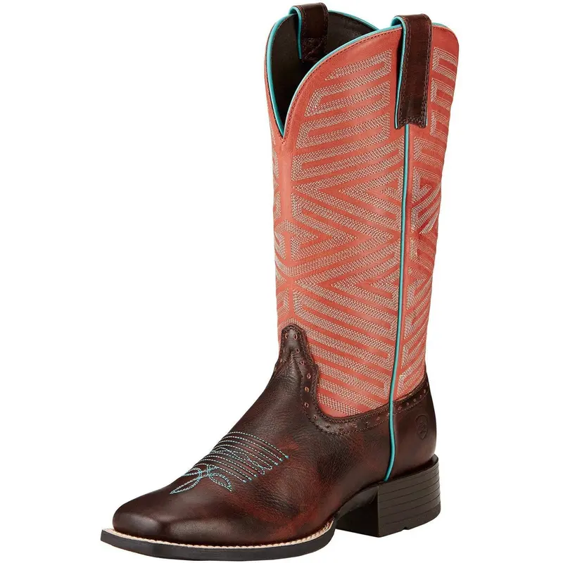 Ariat Women's Outsider Yukon Brown/ Fiery Red Boot 1