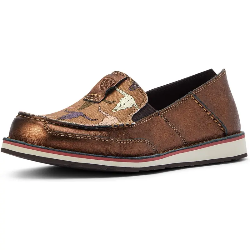 Ariat Women's Pink Steer Head Cruiser 1