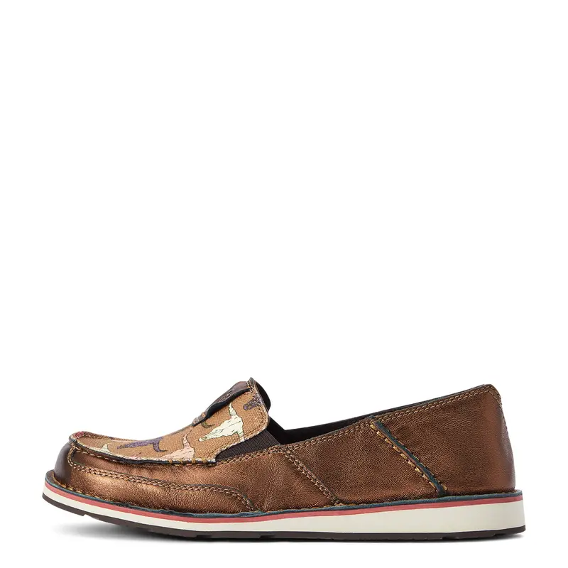 Ariat Women's Pink Steer Head Cruiser 5