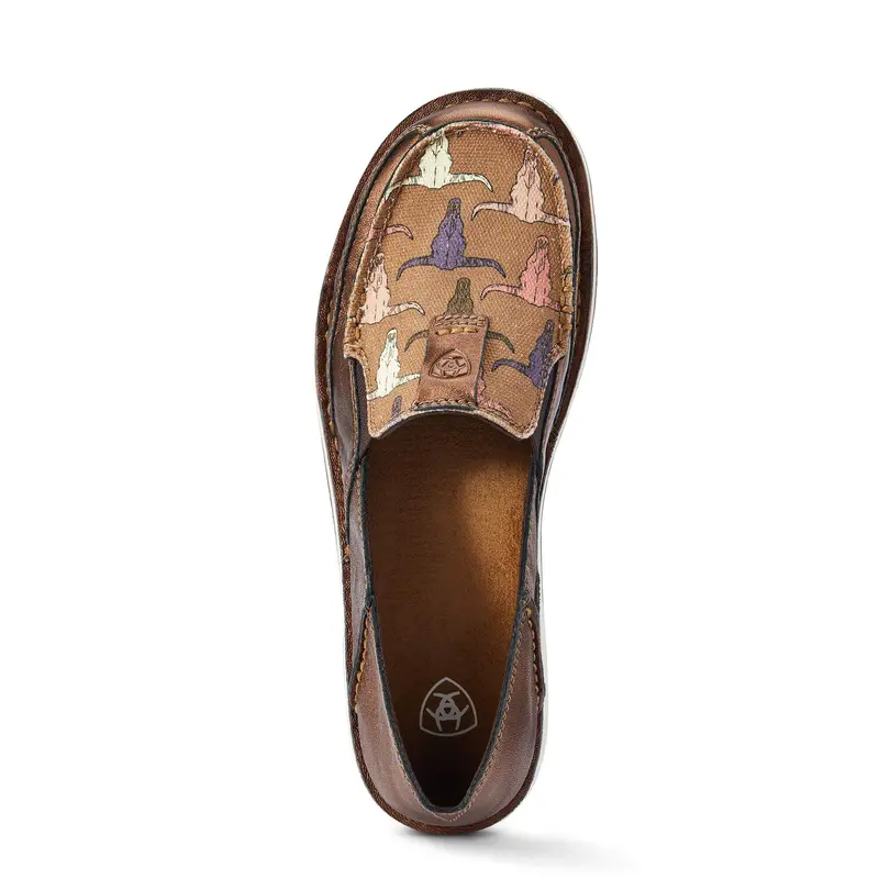 Ariat Women's Pink Steer Head Cruiser 7
