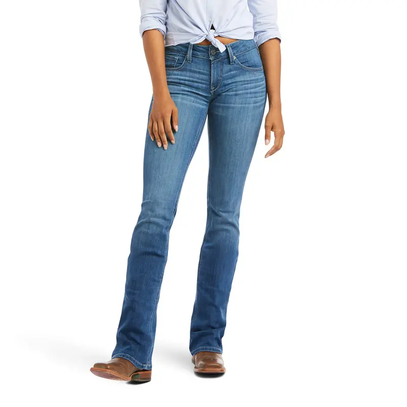 Ariat Women's R.E.A.L. Mid Rise Patricia Boot Cut Jean 2