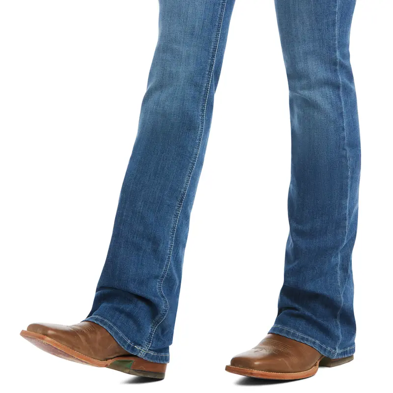 Ariat Women's R.E.A.L. Mid Rise Patricia Boot Cut Jean 6