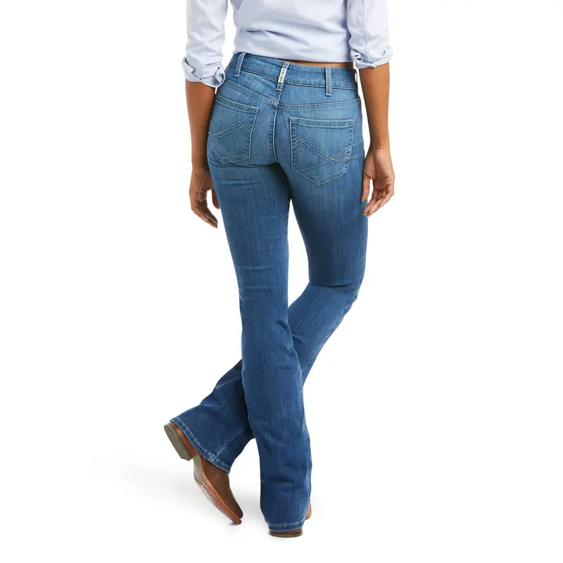 Ariat Women's R.E.A.L. Mid Rise Patricia Boot Cut Jean 7