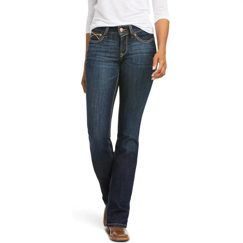 Ariat Women's R.E.A.L. Perfect Rise Kimberly Boot Cut Jean-Rascal 1