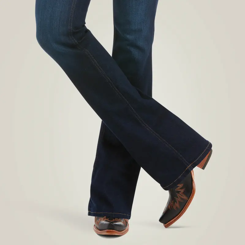 Ariat Women's Real High Rise Ballary Boot Cut Jean 4