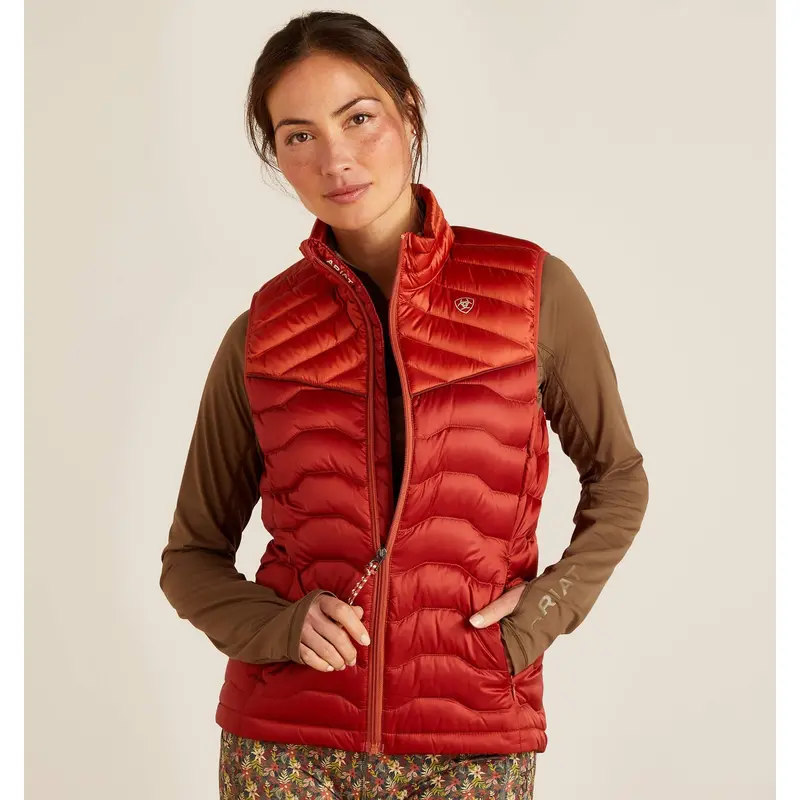 Ariat Women's Red Ochre Ideal Down Vest 1