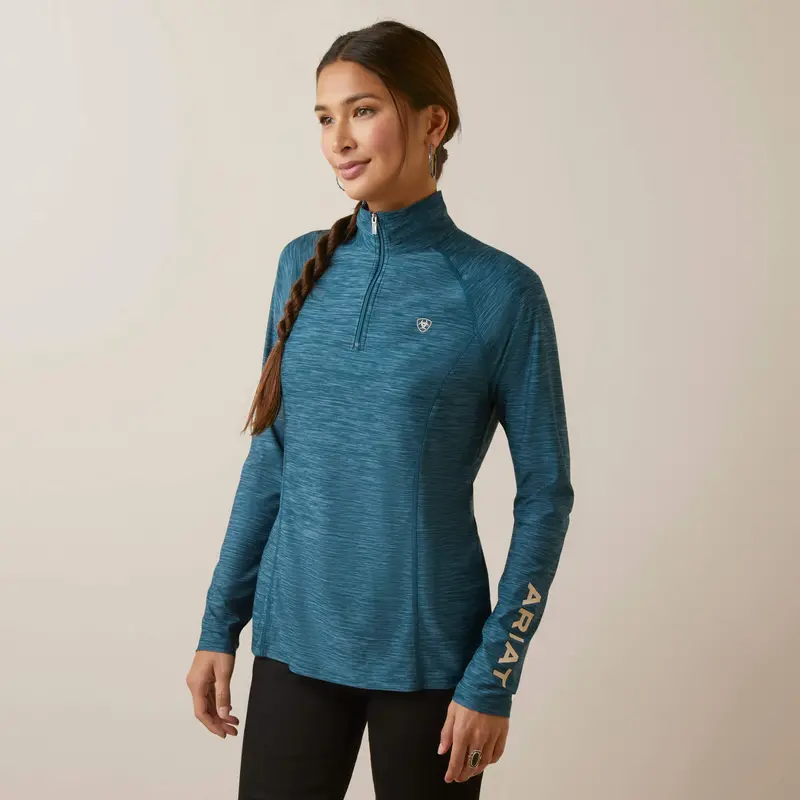 Ariat Women's Reflecting Pond Laguna Quarter Zip Top 1