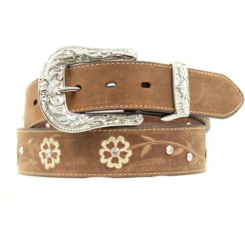 Ariat Women's Scrolling Flowers Belt 1