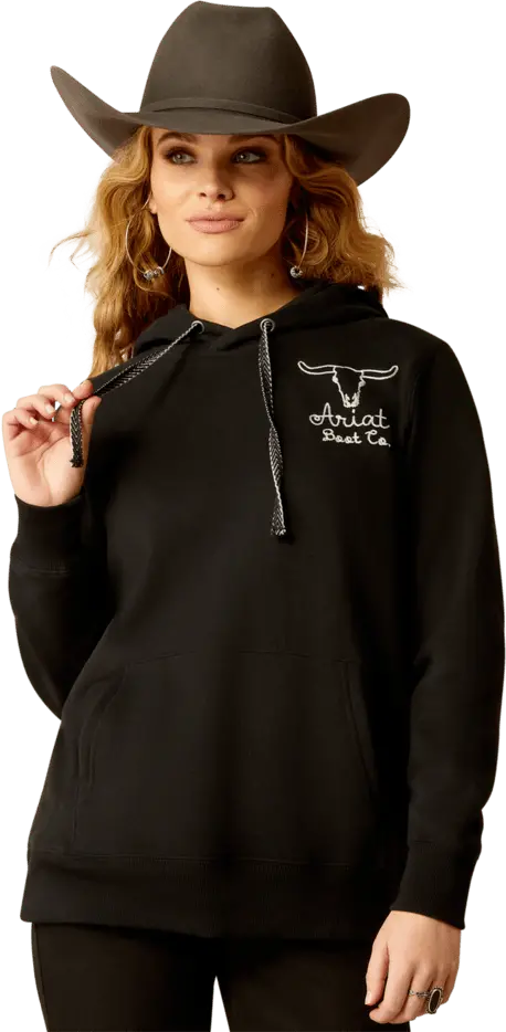 Ariat Women's Steer Stitched Hoodie 1