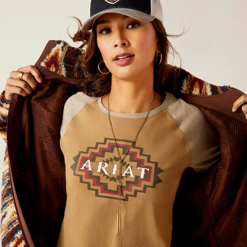 Ariat Women's Sunset Saltillo Chimayo Fleece Jacket 3