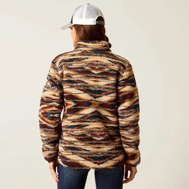 Ariat Women's Sunset Saltillo Chimayo Fleece Jacket 5