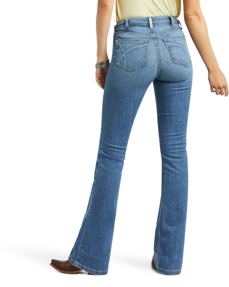 Ariat Women's Tennessee Real High Rise Daniela Boot Cut Jean 1