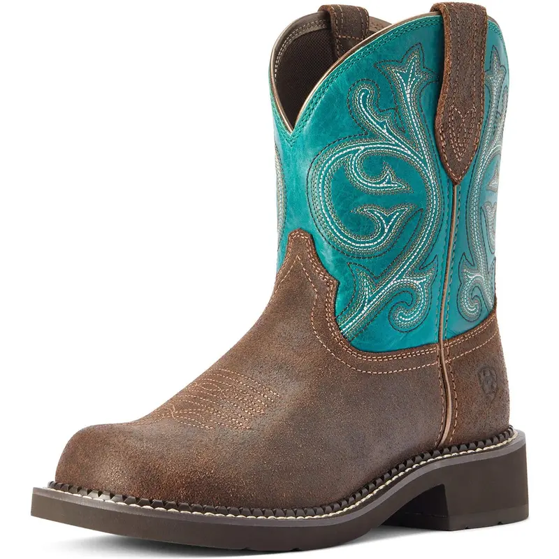Ariat Women's Worn Hickory Fatbaby Heritage Western Boot 1