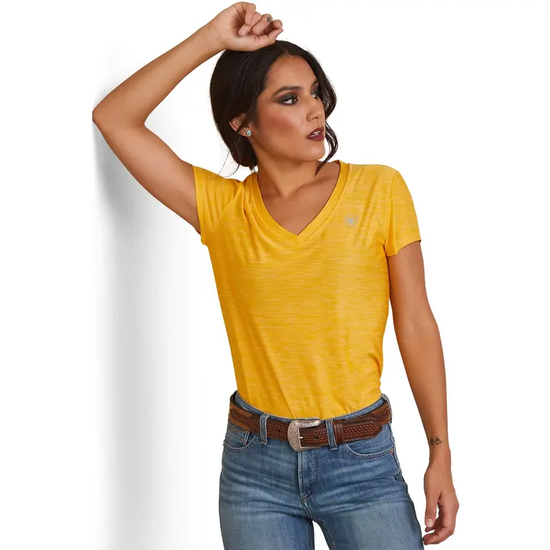 Ariat Women's Yolk Yellow Laguna Top 1