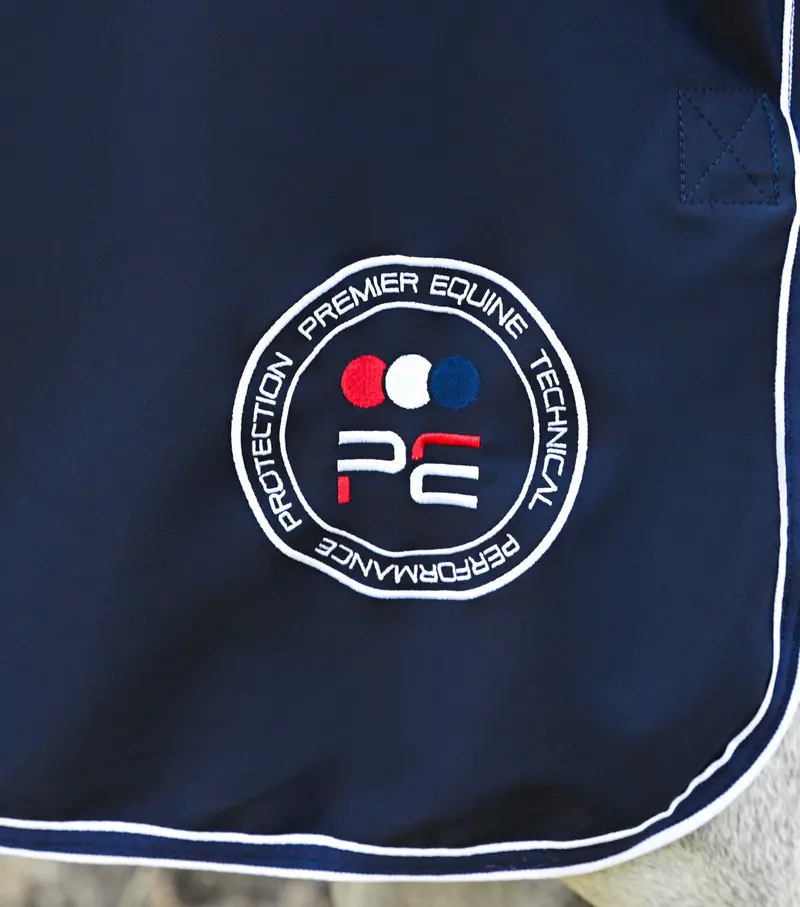 Atlas Horse Cooler Rug Navy 4