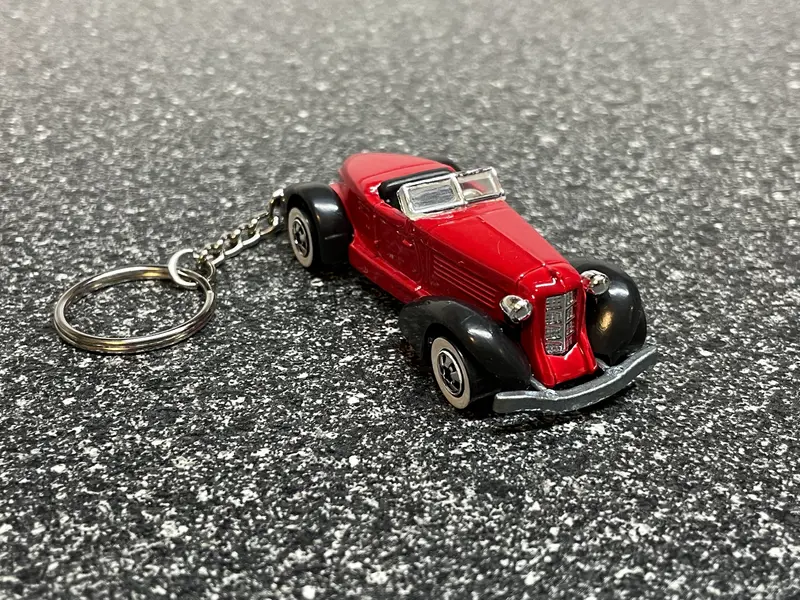 Auburn 852 Keychain Diecast Car Hot Wheels Matchbox 1